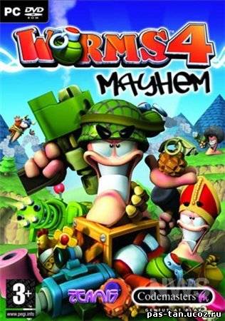 Скачать Черви 4: Погром / Worms 4: Mayhem (RUS/RePack/2009) бесплатно